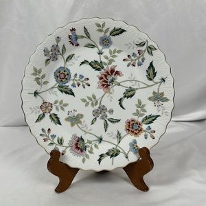 Vintage Decorative Floral Plate by Andrea by Sadek Porcelain Made in Japan